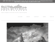 Tablet Screenshot of gregmitchellphotography.com
